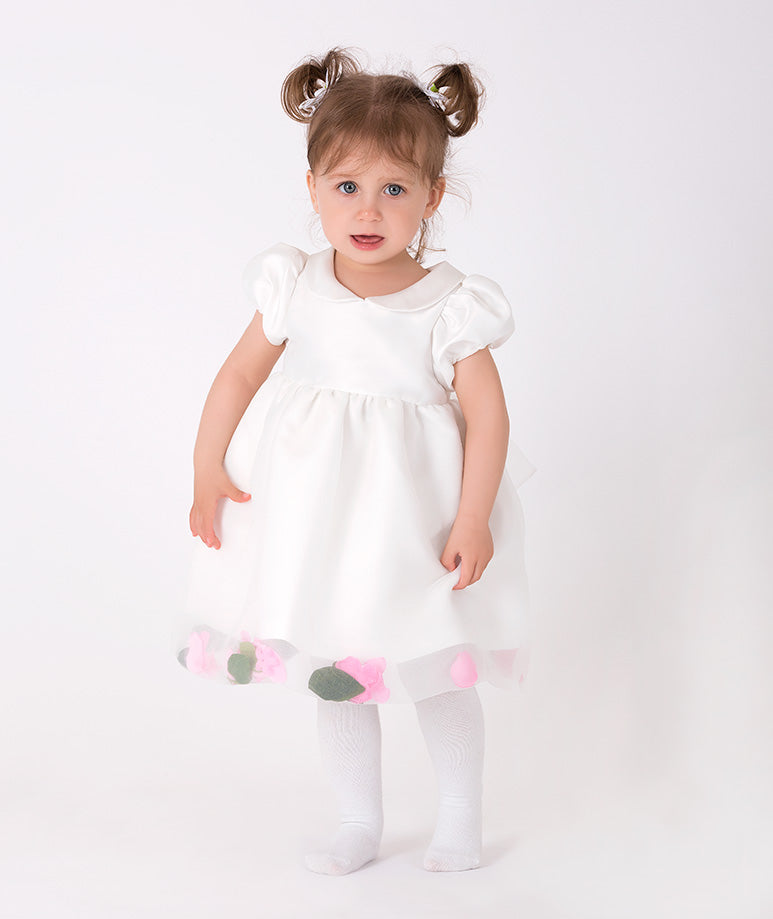 Pink Petals Baby Dress
