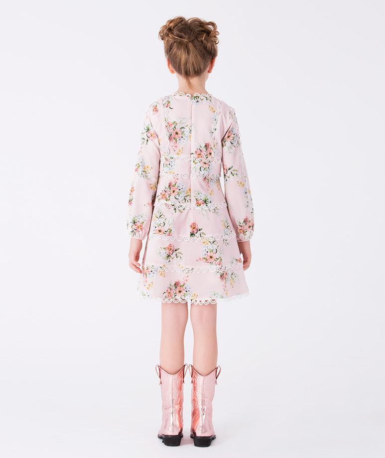 Floral Lace Girls Dress