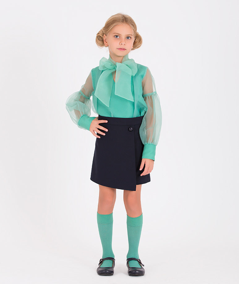 Organza Bow Outfit | 2 Pieces.