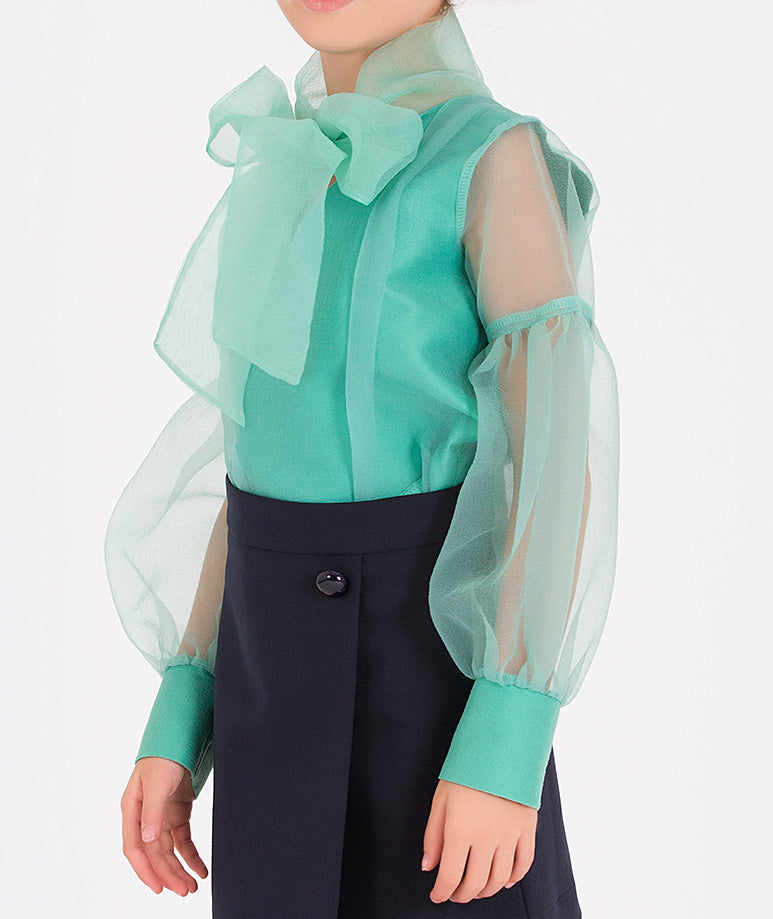 Organza Bow Outfit | 2 Pieces.