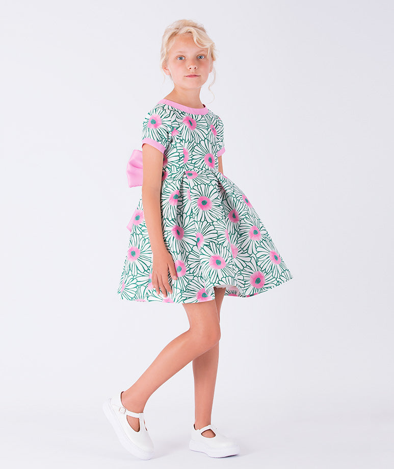 Daisy Bloom Bow Dress
