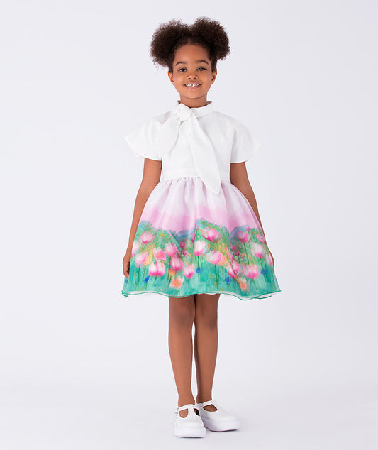 Pastel Floral Baby Dress