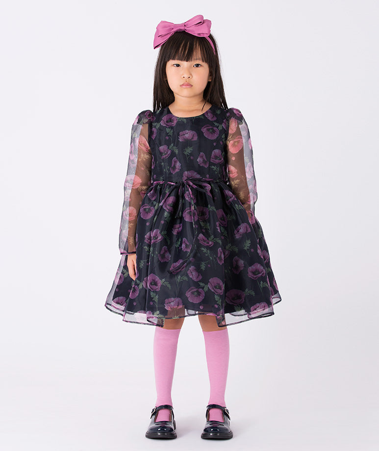 Floral Organza Girl Dress