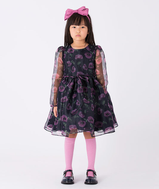 Floral Organza Girl Dress