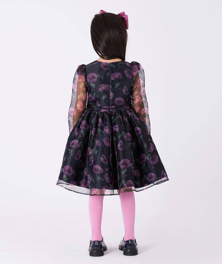 Floral Organza Girl Dress