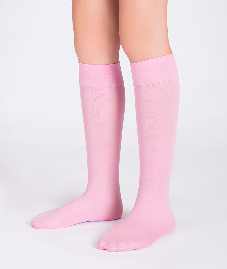 pink high knee socks
