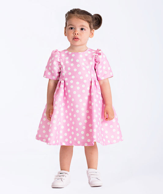 Pink Polka Dot Princess Dress