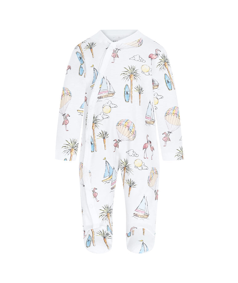 colorful newborn playsuit